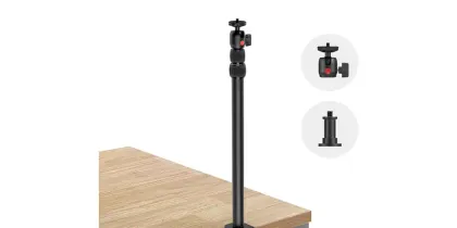 SmallRig camera desk mount for lights, cameras, and accessories in home office setups