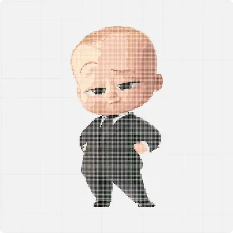 Boss Baby I Miro board, 7493 shapes