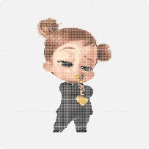 Boss Baby II Miro board, 2802 shapes