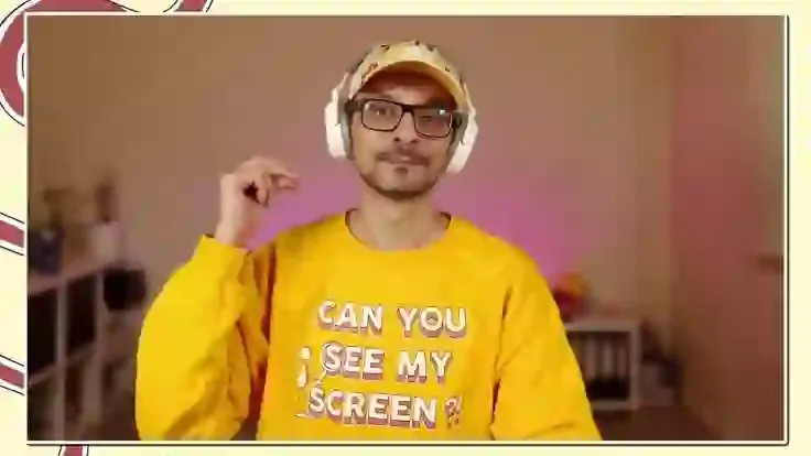 Said mid video call, asking "Can you see my screen?"