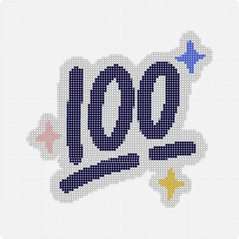 Miro Sticker 100 Miro board, 3644 shapes