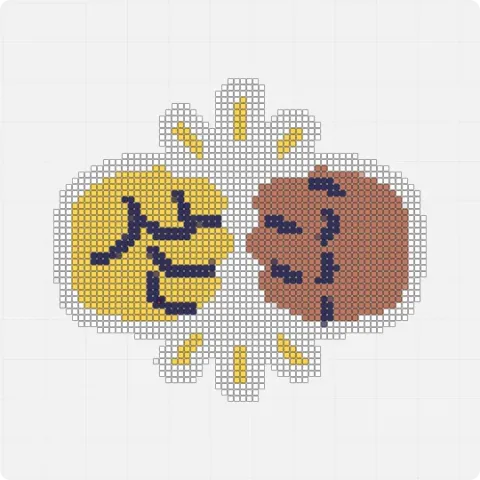Miro Sticker Fists Miro board, 2044 shapes