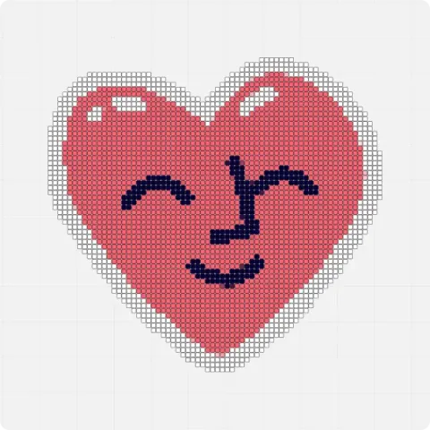 Miro Sticker Heart Miro board, 3120 shapes