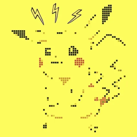 Pikatchu Miro board, 297 shapes
