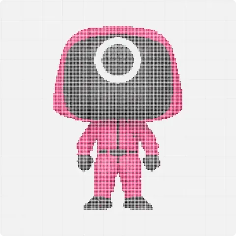 SuidGame FunkoPop Miro board, 8406 shapes